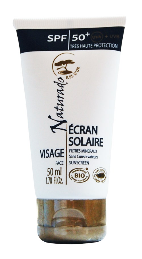 Naturado Iles D'or Ecran Solaire Visage Spf50+ Bio 50ml (1.69fl oz)