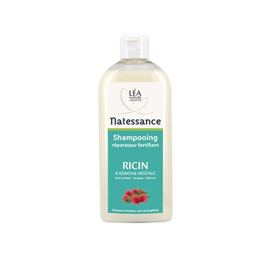 Natessance Shampooing Fortifiant Réparateur à l'Huile de Ricin 500 ml 