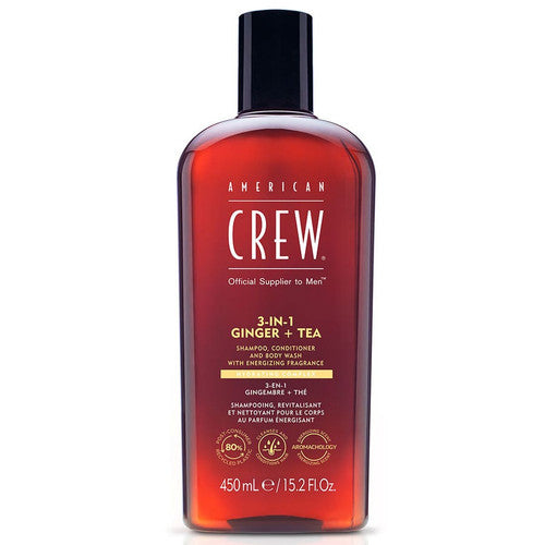 American Crew 3-in-1 Ginger + Tea Shampoo 250ml