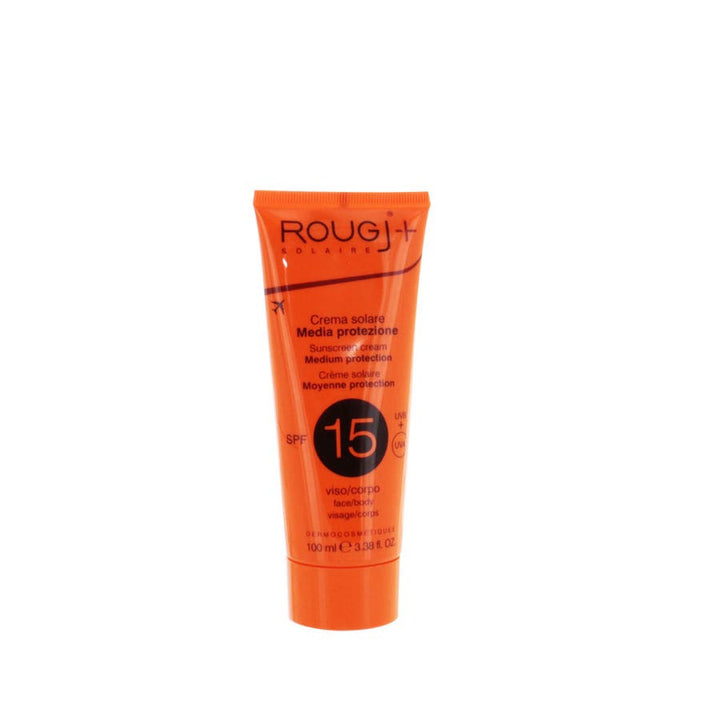 Crème solaire Rougj Spf15 peaux moyennes/foncées 100 ml (3,38 fl oz) 