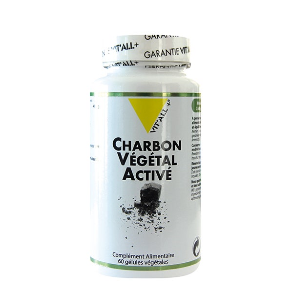 Vit'All+ Activated Charcoal 400 mg 60 capsules