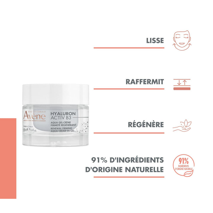 Avène Hyaluron Activ B3 Refill Aqua Gel Cellular Regeneration Cream 50ml (1.69fl oz)