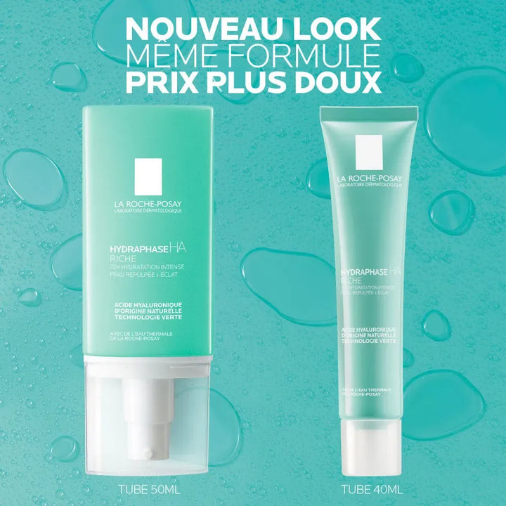 La Roche-Posay Hydraphase 72H كريم وجه غني مرطب بحمض الهيالورونيك 40ml