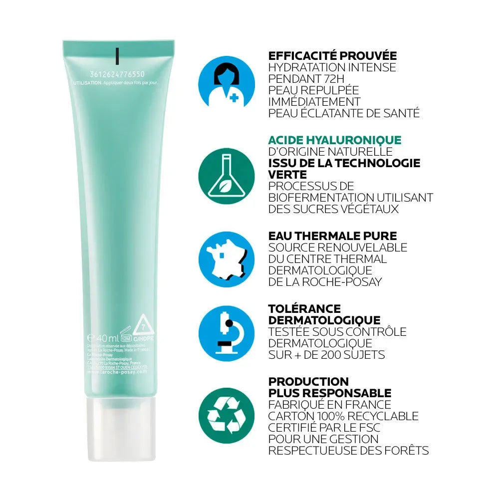 La Roche-Posay Hydraphase 72H Moisturizing Face Cream Hyaluronic Acid 40ml (1.35fl oz)