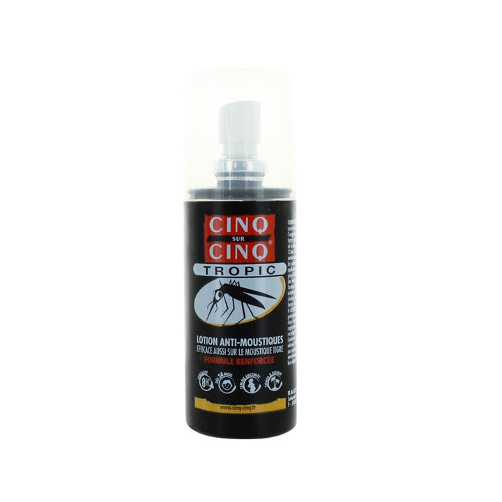 Cinq Sur Cinq Tropic lotion anti-mosquitoes monoï 75ml (2.54fl oz) - FrenchBeautyHub