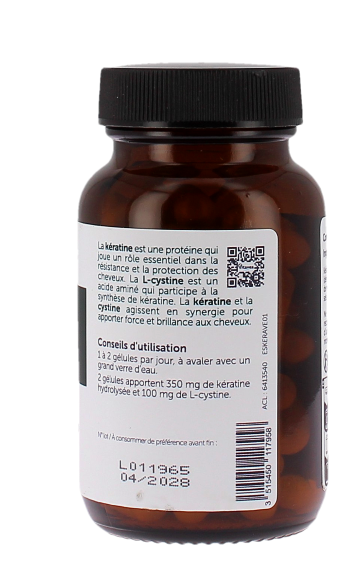 Vitavea Santé Keratin + L-Cystine Forza e Bellezza dei Capelli