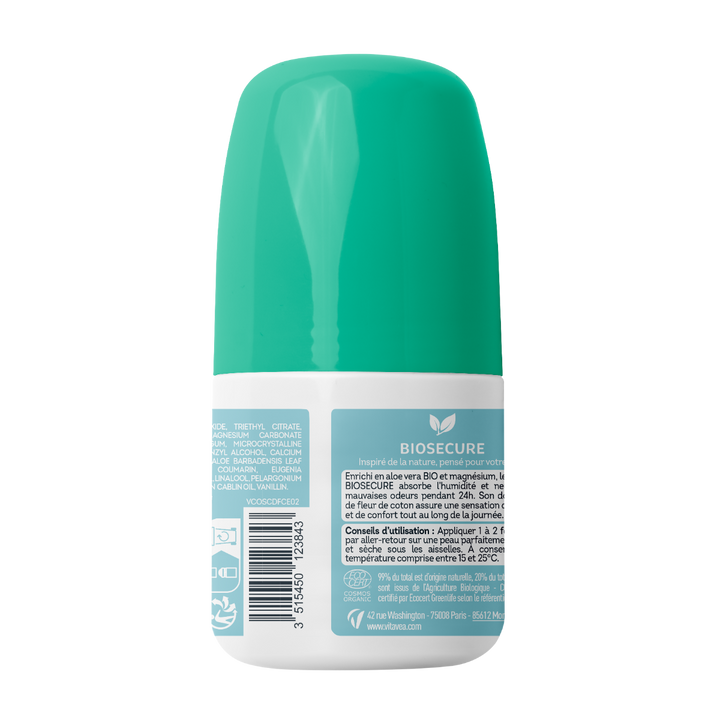 Bio Secure Cotton flower deodorant tous types de peau 50ml (1.69 fl oz)