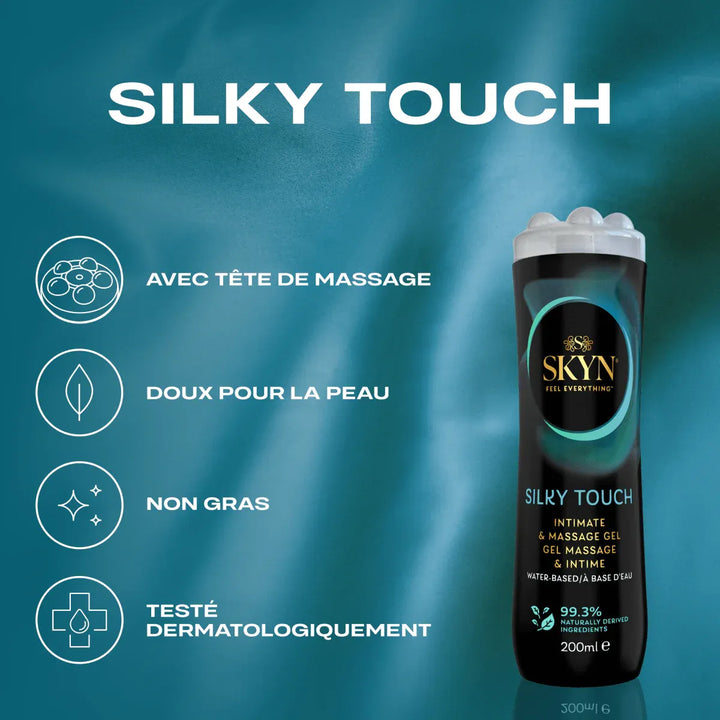 Skyn Silky touch جل للتدليك الحميمي 200ml