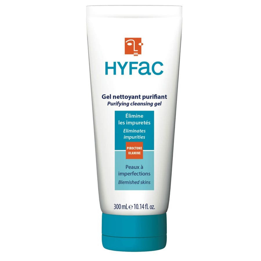 Gel nettoyant dermatologique Hyfac Gel visage et corps 300 ml 