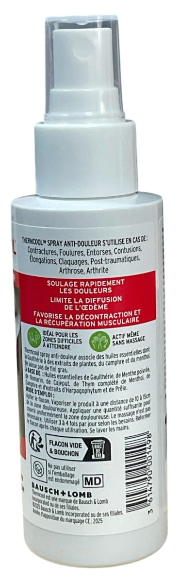 Bausch&Lomb Thermcool Spray Anti-Douleur A La Gaulthérie 75ml (2.54 fl oz)