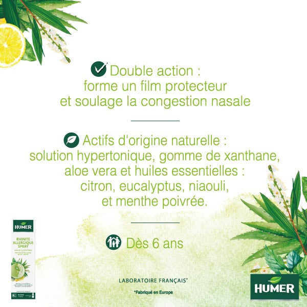 Humer Spray Allergique Rhinite Dès 6 Ans 20ml (0.68fl oz)