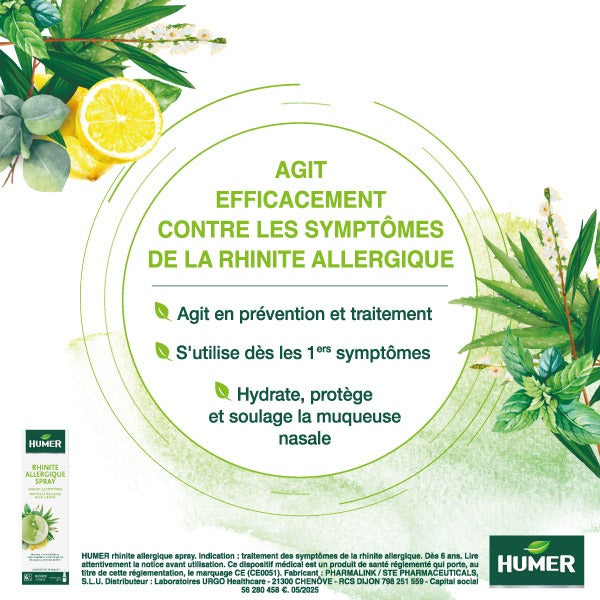 Humer Spray Allergique Rhinite Dès 6 Ans 20ml (0.68fl oz)