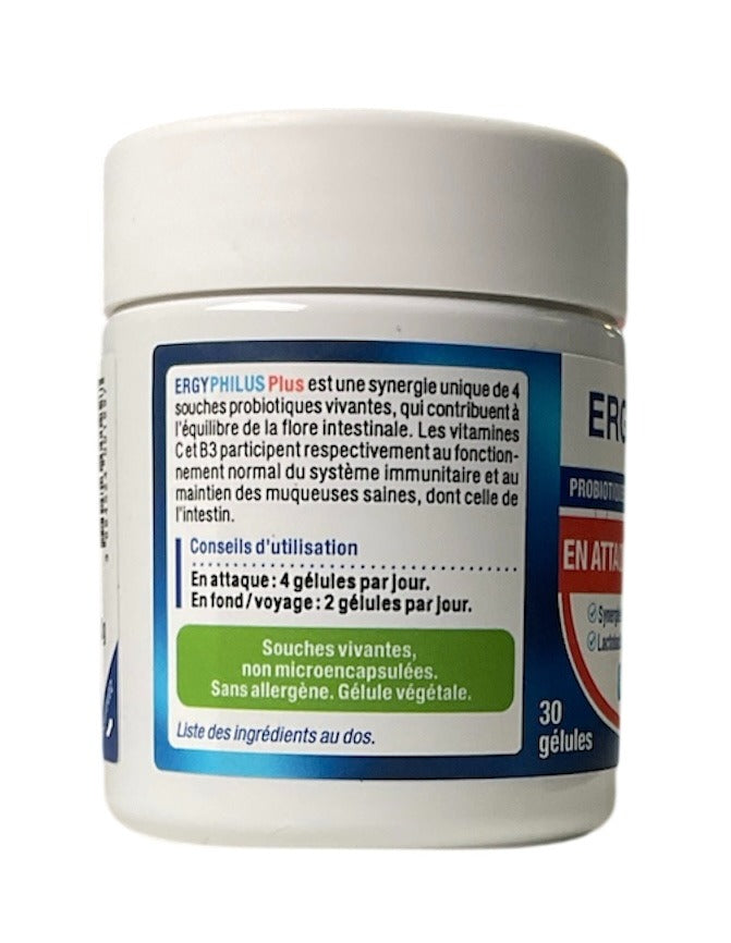 Nutergia Ergyphilus Plus Probiotics for travel and immune support
