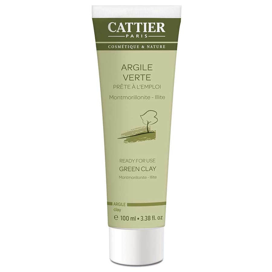 Cattier Green Clay Ready for Use 100ml (3.38 fl oz)