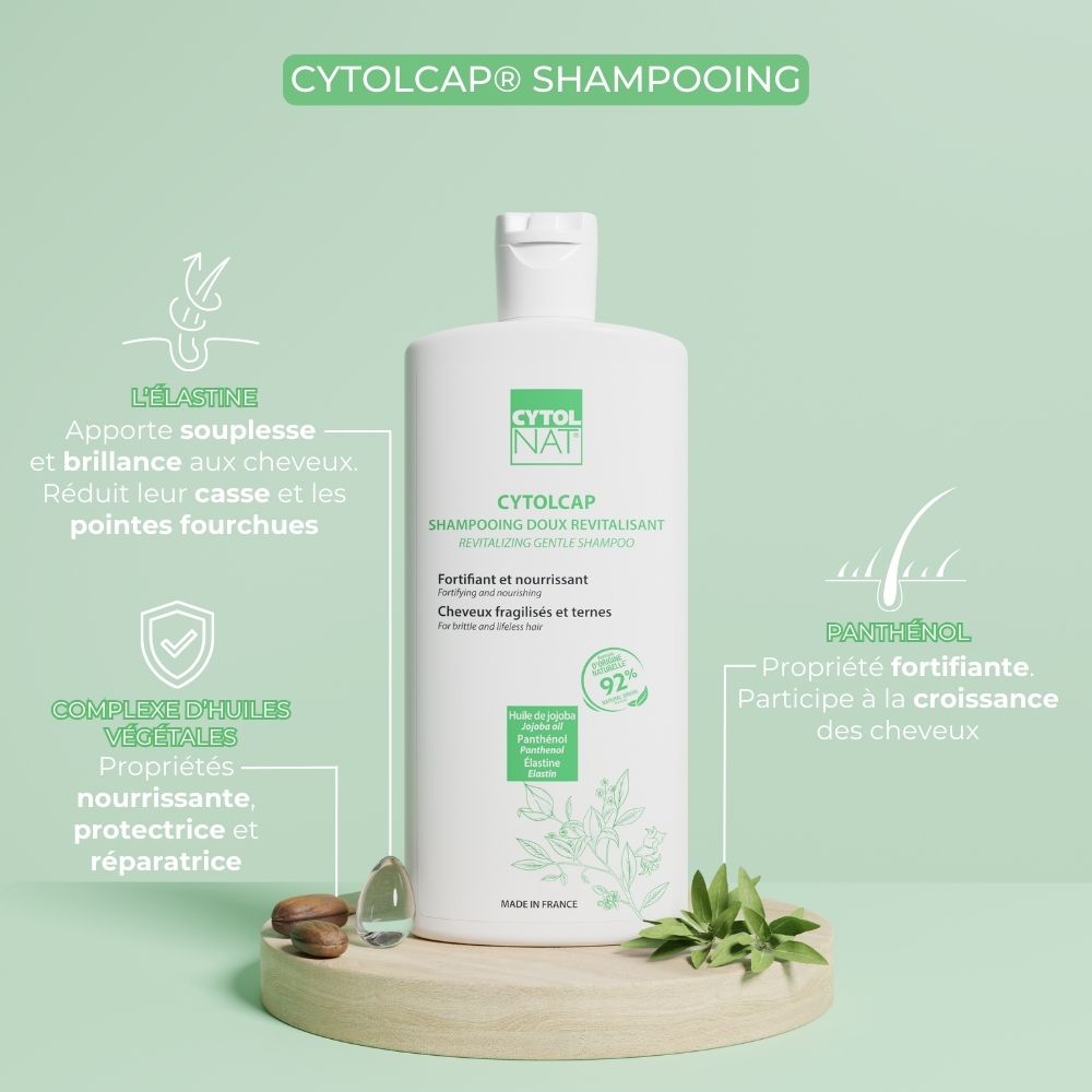 Cytolnat Cytolcap شامبو لطيف منشط للشعر الباهت والمتضرر 250ml