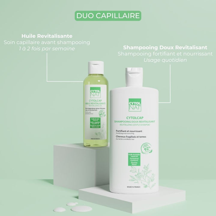 Cytolnat Cytolcap شامبو لطيف منشط للشعر الباهت والمتضرر 250ml