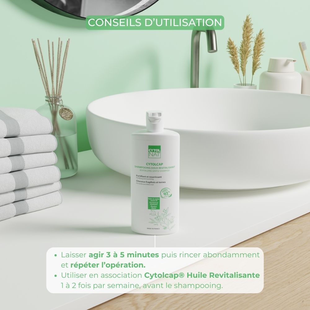 Cytolnat Cytolcap شامبو لطيف منشط للشعر الباهت والمتضرر 250ml