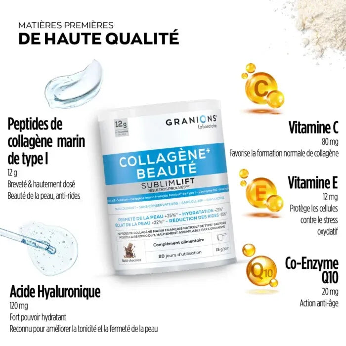 Granions SublimLift Anti-ageing collagen chocolate flavour 330g (11.64 oz)