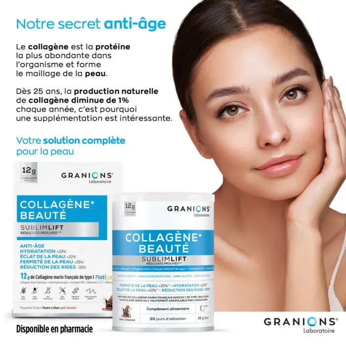 Granions SublimLift Anti-ageing collagen chocolate flavour 330g (11.64 oz)