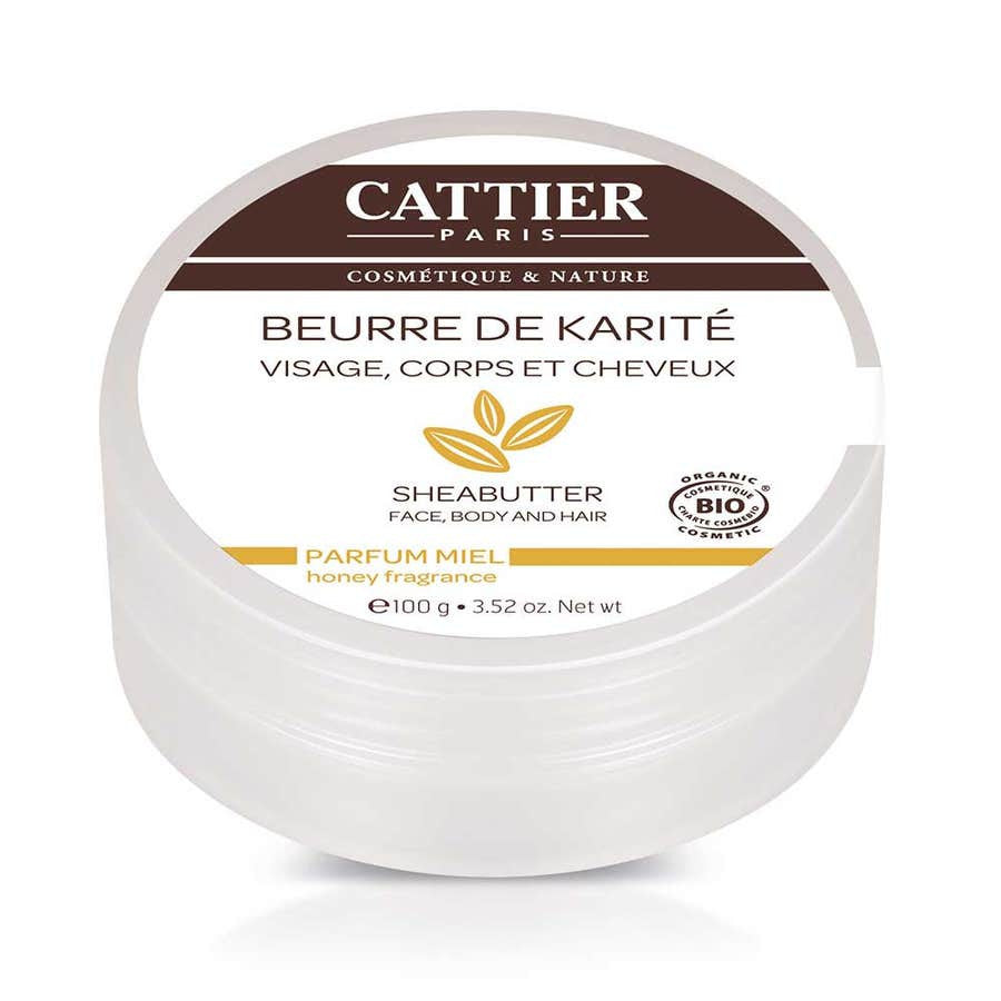 Beurre de karité Cattier parfum miel 100 g (3,52 oz) 