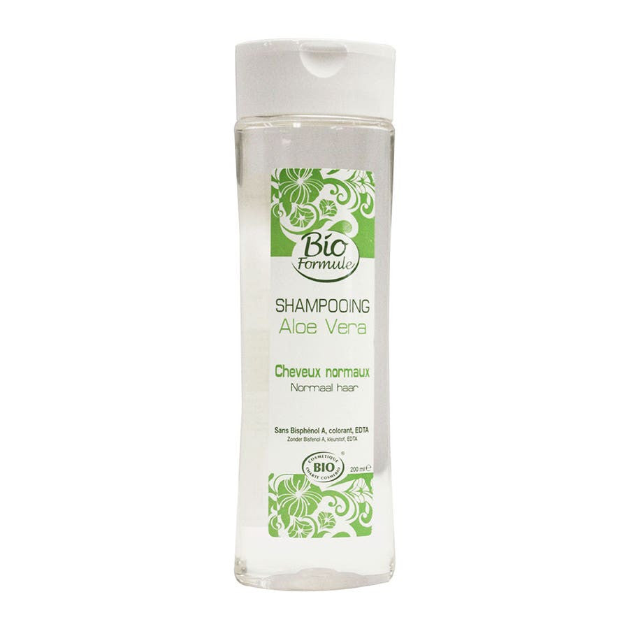 Shampooing doux à l'aloe vera Bio Formule pour cheveux normaux 200 ml 