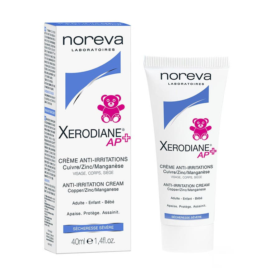 Noreva Xerodiane Plus Crème Anti-Irritations Cuivre/Zinc/Manganèse 40 ml (1,35 fl oz) 