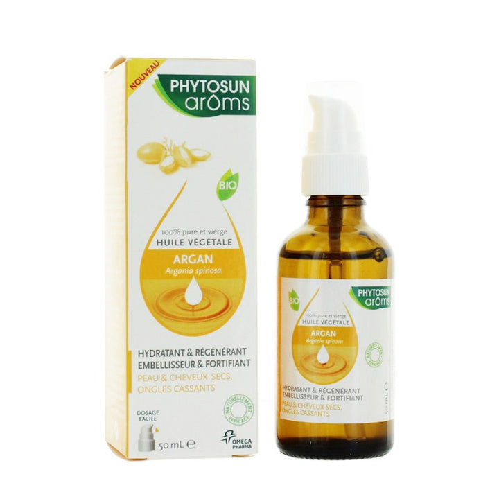 Phytosun Aroms Argane Vegetable Oil For Dry Skin And Hair Bioes 50ml (1.69fl oz)