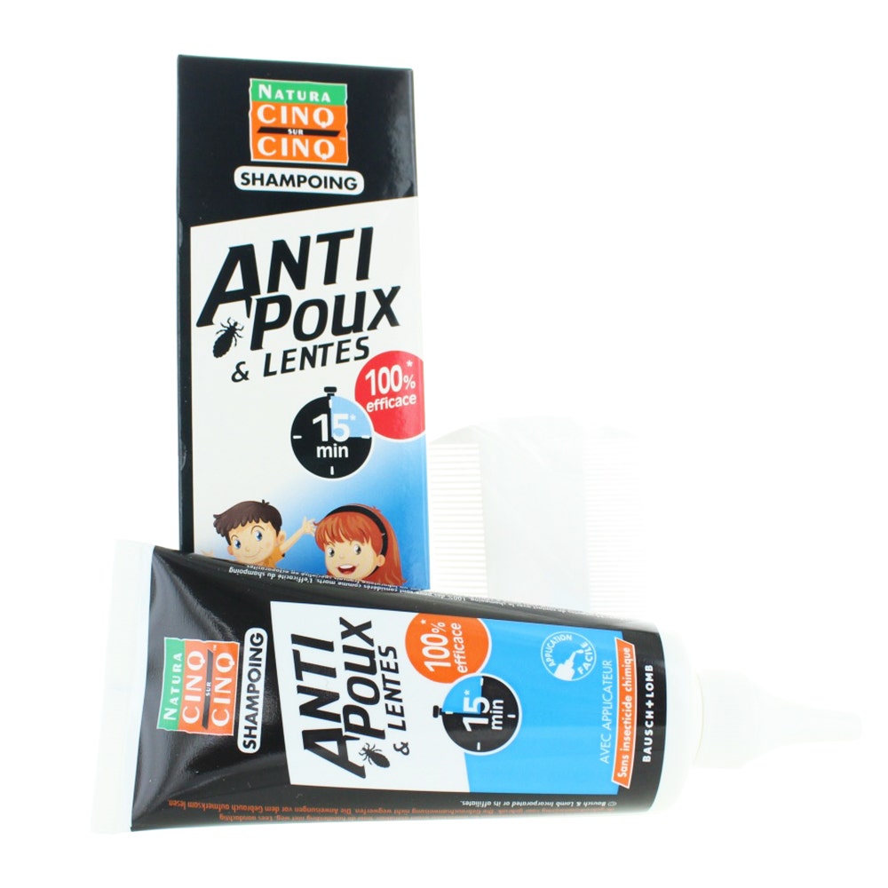 Cinq Sur Cinq Anti Lice And Nits Shampoo + Applicator 100ml (3.38fl oz)