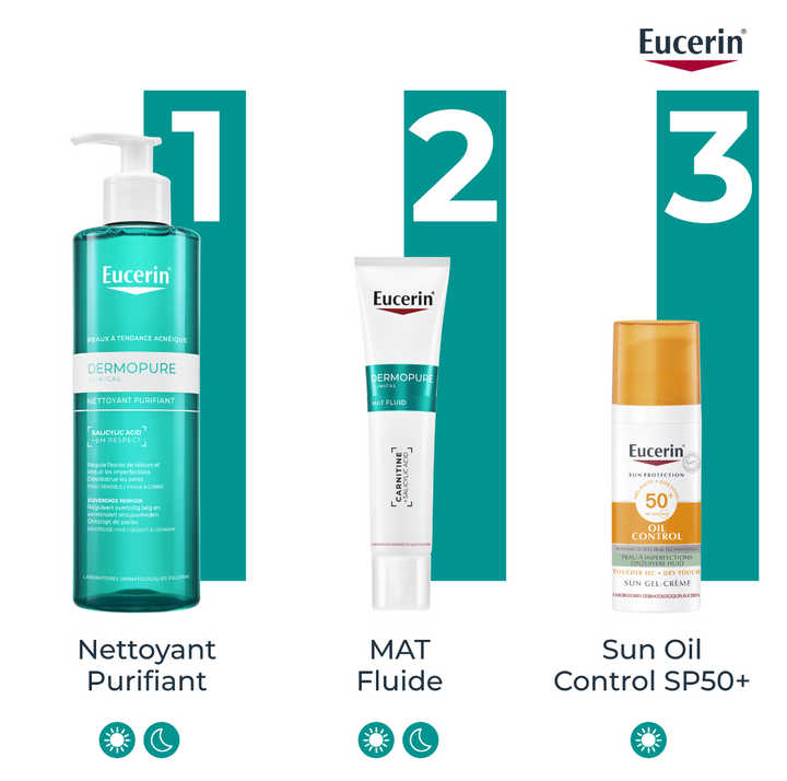 Eucerin Dermopure سائل مطفٍ للبشرة المعرضة للشوائب 40ml