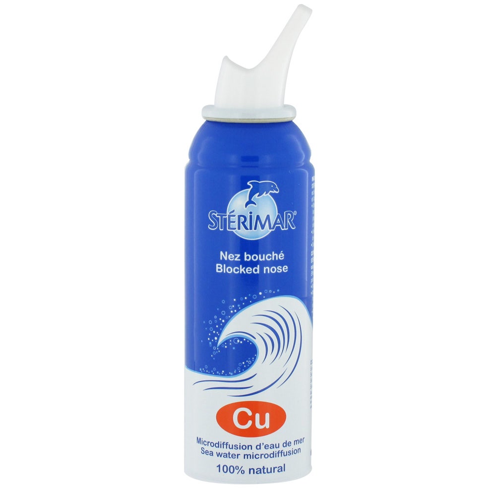 Sterimar Copper Hypertonic Nasal Spray Blocked Nose Enfants et adultes 100ml (3.38fl oz)