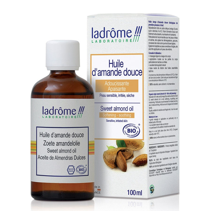 Ladrme Organic Sweet Almond Oil 100ml (3.38fl oz)