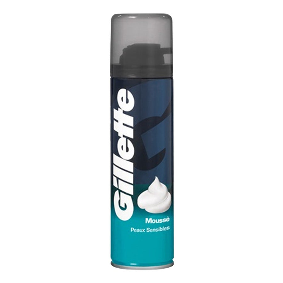Gillette Shaving Foam Sensitive Skin Peaux Sensibles 200ml (6.76fl oz)