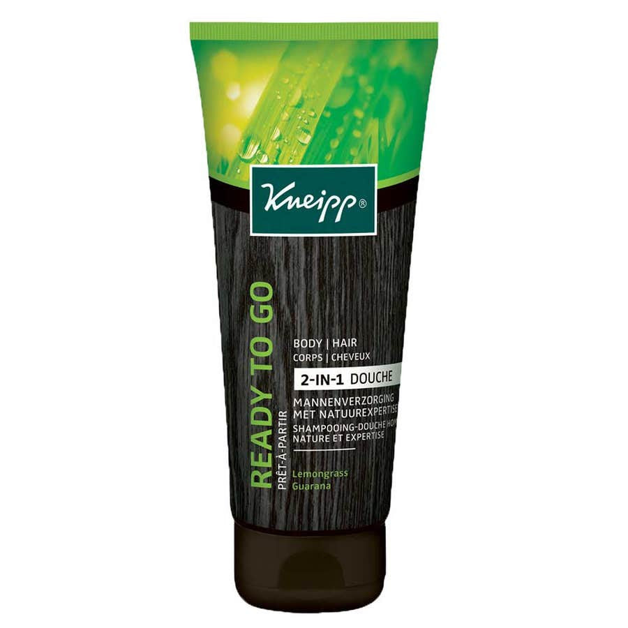 Kneipp Gentle 2-in-1 Shower Gel Shampoo for Men with Lemongrass and Guarana 200ml (6.76fl oz)