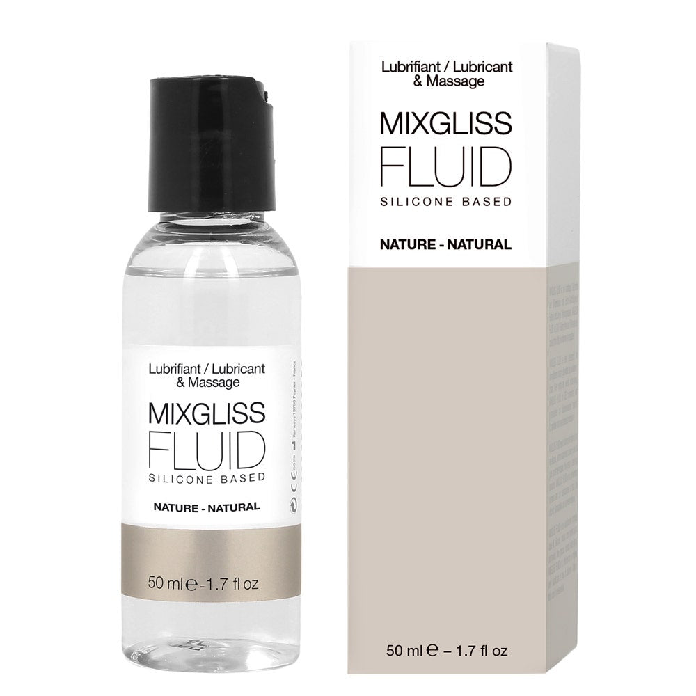 Mixgliss Lubricant And Massage With Silicone Natural Flavour Fluid 50ml (1.69fl oz)