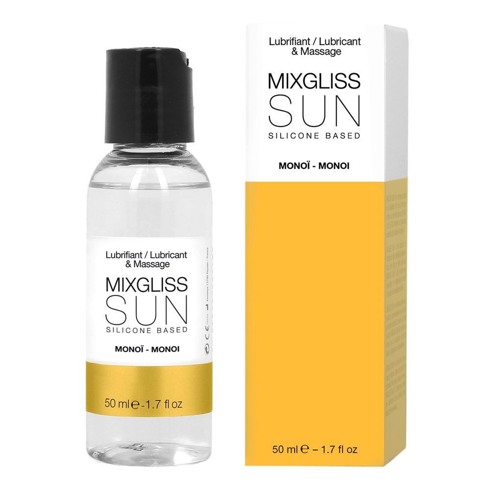 Mixgliss Sun Lubricant And Massage With Silicone Monoi Flavour 50ml (1.69fl oz)