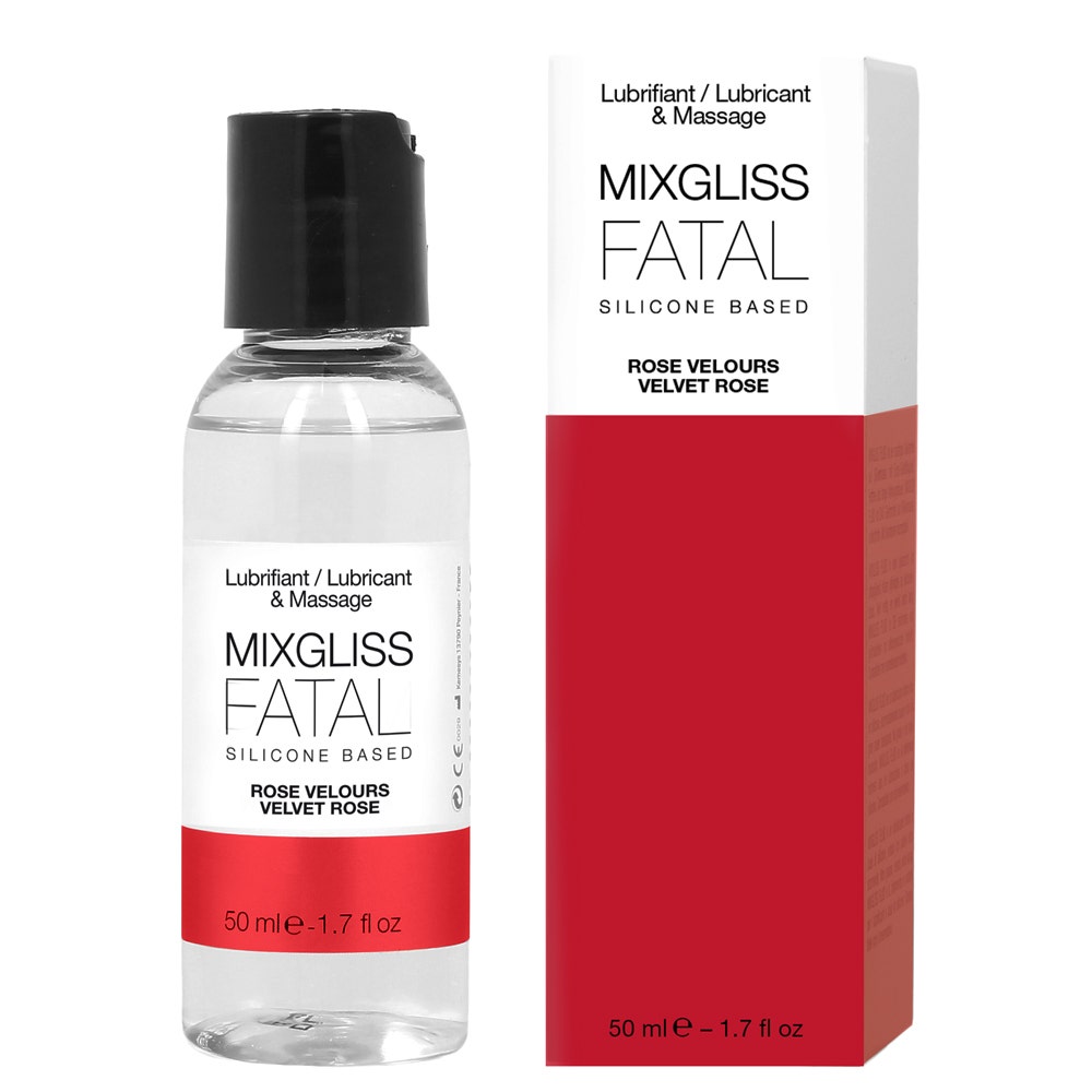 Mixgliss Fatal Lubricant And Massage With Silicone Velvet Rose Flavour 50ml (1.69fl oz)