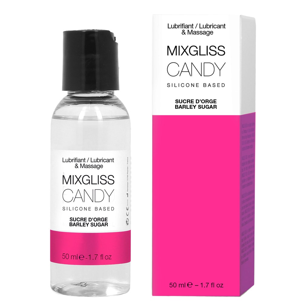Mixgliss Candy Lubricant And Massage With Silicone Barley Sugar Flavour 50ml (1.69fl oz)
