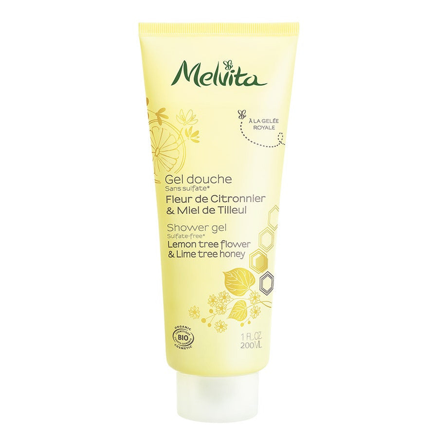 Gel douche Melvita Bio Fleur de Citronnier et Miel de Tilleul 200 ml 