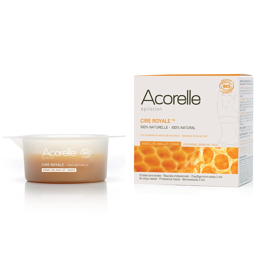 Acorelle Organic Certified Royal Wax Strip Free Underarms Bikini Face 100g (3.53oz)