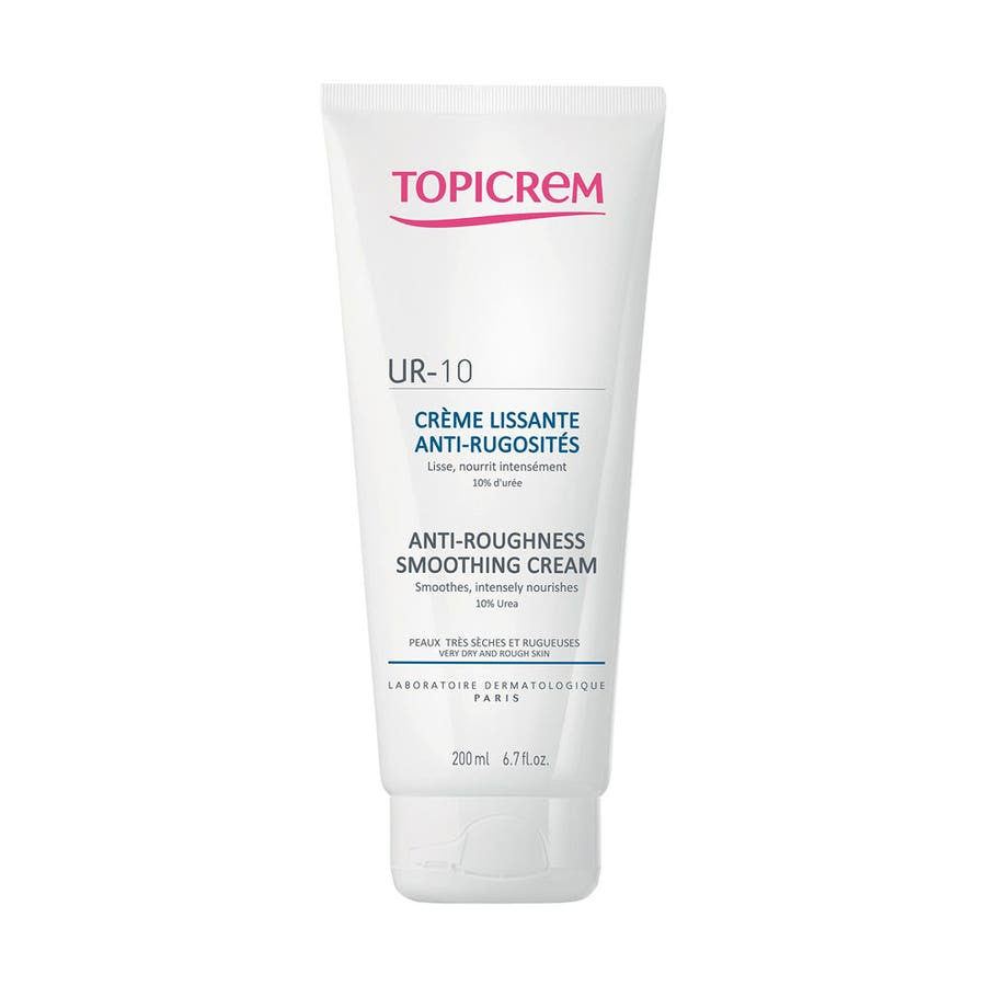 Topicrem UR-10 Crème Lissante Anti-Rugosités pour Peaux Très Sèches 200 ml 