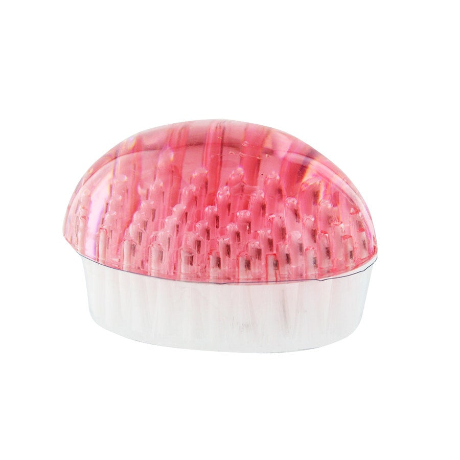 Brosse à ongles rose Estipharm en forme de goutte 