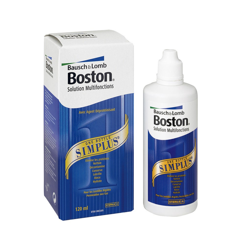 Bausch&Lomb BOSTON SIMPLUS MULTIFUNCTIONAL SOLUTION FOR RIGID LENSES 120ML 120ml (4.06fl oz)