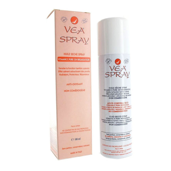 Spray d'huile sèche Vea à la vitamine E pure 100 ml (3,38 fl oz) 