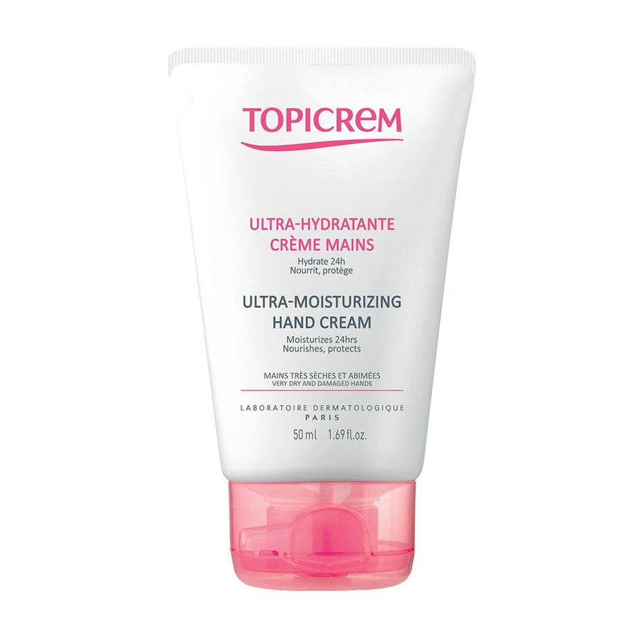 Topicrem Crème Mains Ultra-Hydratante Peaux Sensibles 50 ml (1,69 fl oz) 