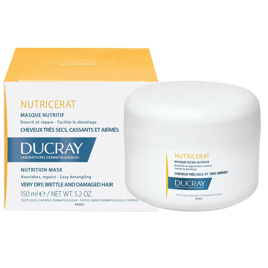 Ducray Nutricerat Masque Nutrition 150 ml pour cheveux très secs et abîmés 