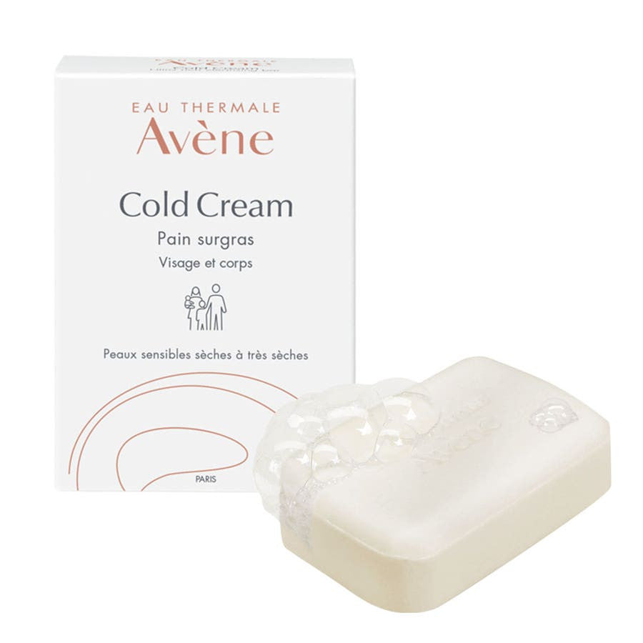 Avène Cold Cream Ultra-rich Soap Free Cleansing Bar 100g (3.52 oz)