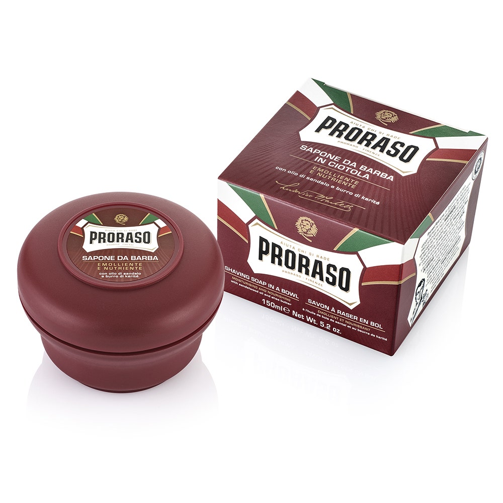 Proraso Emollient Beard Soap In A Bowl Red Line 150 ml (5.07fl oz)