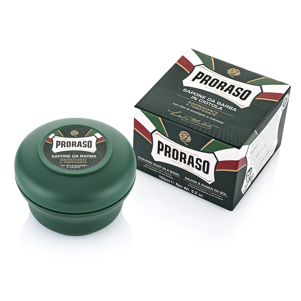 Proraso Shaving Soap In A Bowl Green Line All Kinds Of Beard 150 ml (5.07fl oz)