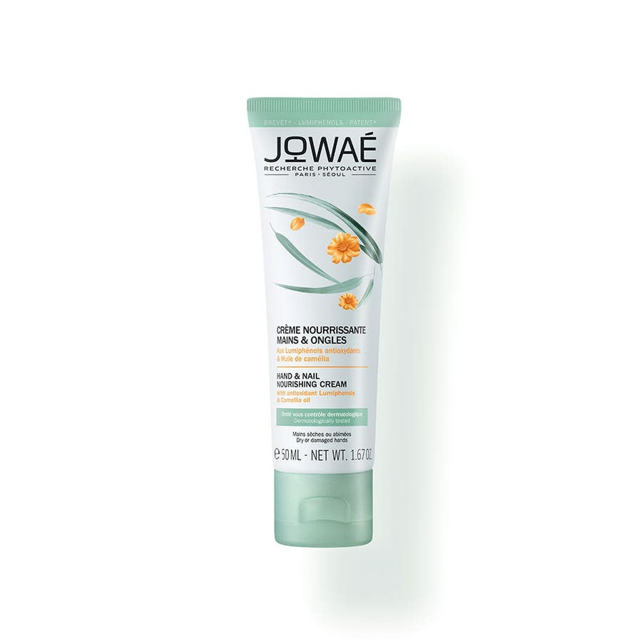 Jowae Crème Nourrissante Mains et Ongles pour Mains Sèches ou Abîmées 50 ml (1,69 fl oz) 