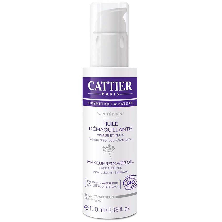 Cattier Purete Divine Make Up Remover Oil Face And Eyes 100ml (3.38fl oz)